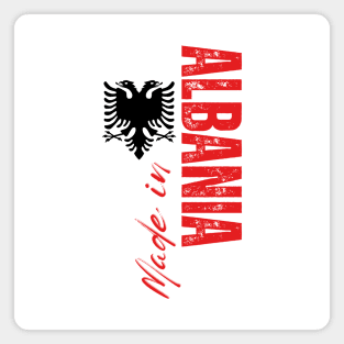 Made in Albania, Albanian flag Magnet